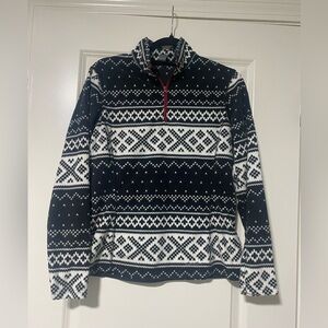 Like New Wintry Eddie Bauer Quarter Zip